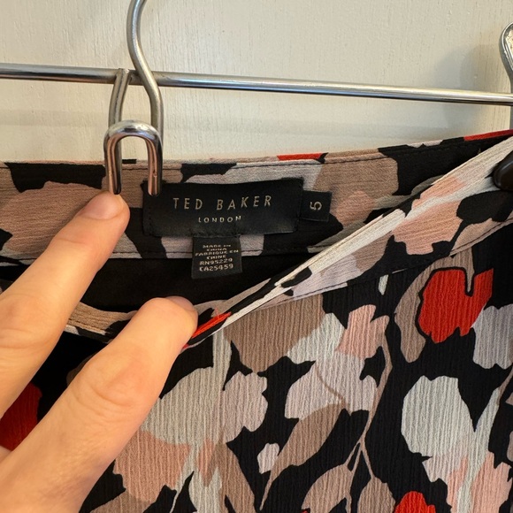 NWOT Ted Baker London tiered ruffle maxi Dornie style skirt, size 12 - Picture 5 of 6